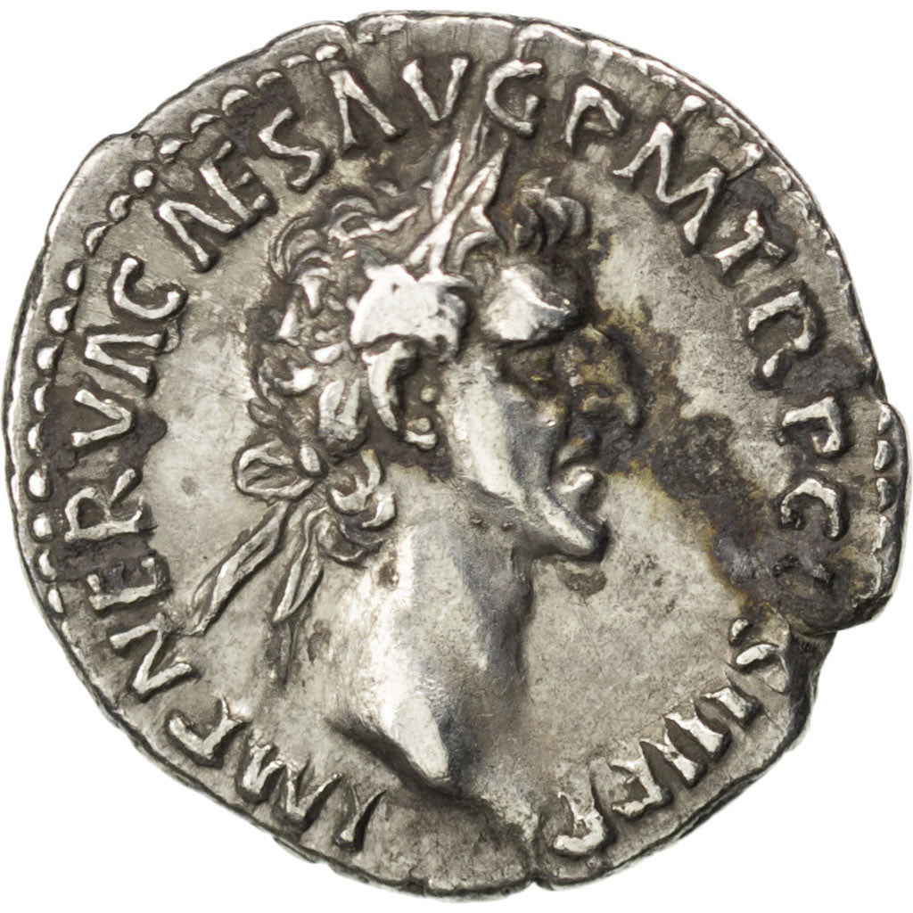 Nerva, Denarius, Roma, AU(50-53), Silver, RIC #19, 3.63
