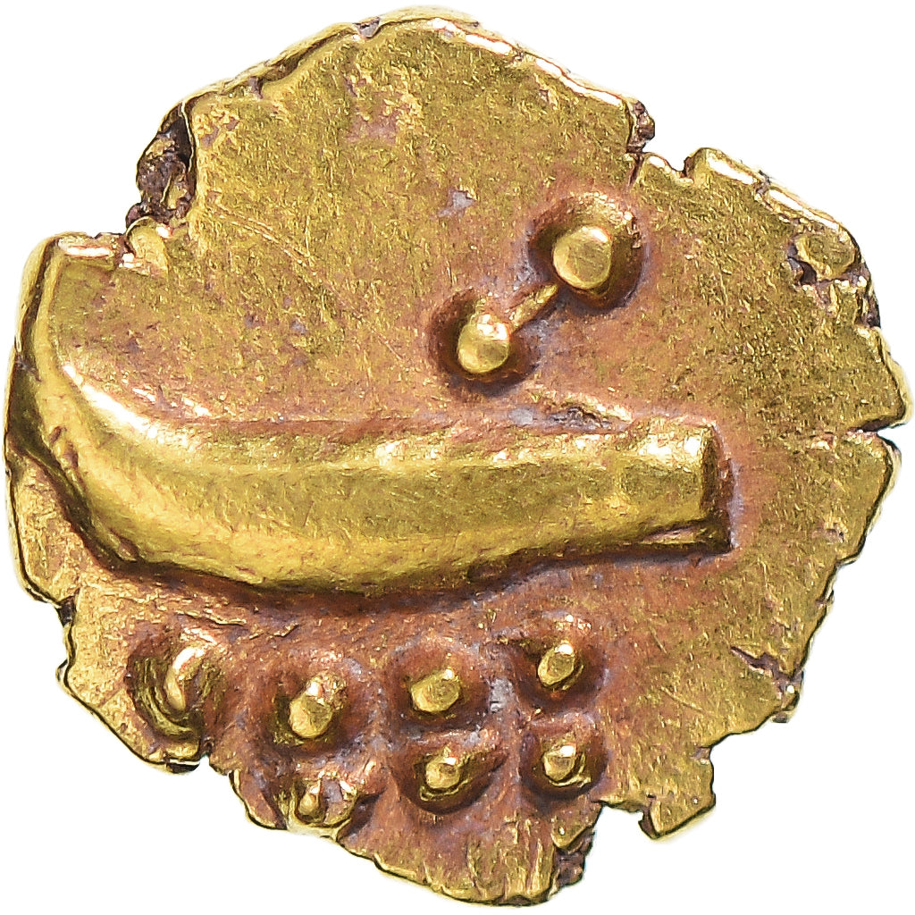 Coin, India, Fanam, AU(55-58), Gold