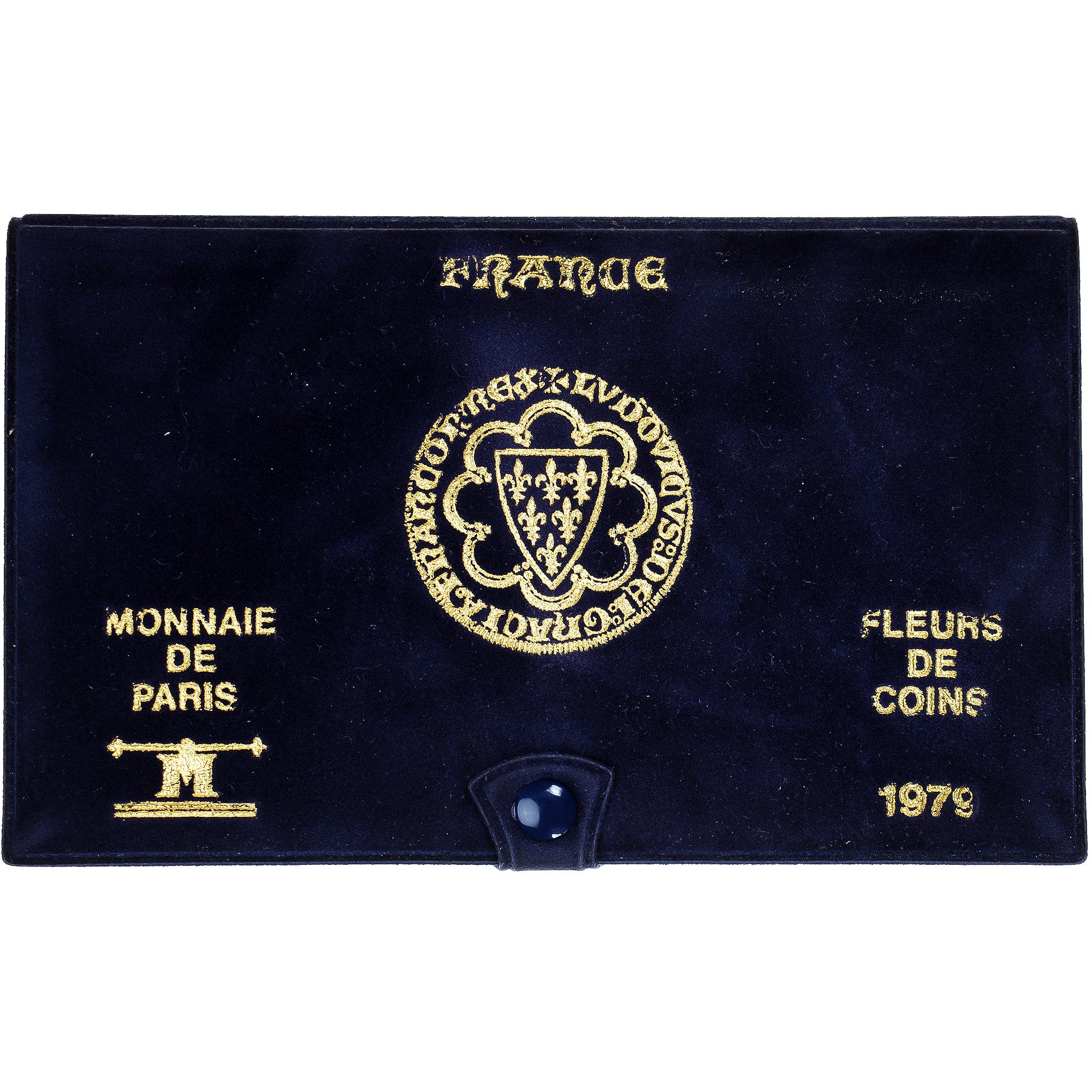 Moeda, França, Coffret 1 c. à 50 frs., 1979, Monnaie de Paris, FDC, MS(65-70)