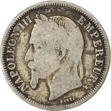Münze, Frankreich, Napoleon III, Napoléon III, 2 Francs, 1866, Bordeaux, SGE