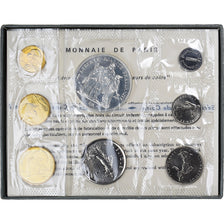 Munten, Frankrijk, Coffret 1 c. à 10 frs., 1972, Monnaie de Paris, FDC, FDC