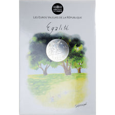 France, 10 Euro, Sempé - Été - Égalité, 2014, Monnaie de Paris, MS(65-70)