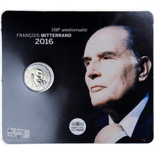 France, 2 Euro, François Mitterrand, 2016, BU, MS(65-70), Bi-Metallic