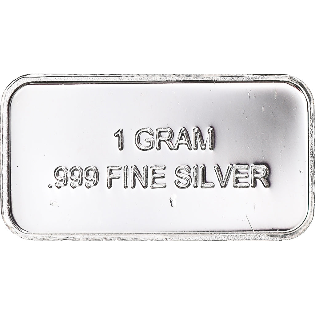 Frankreich, Lingotin 999 fine silver, Coq, STGL, Silber