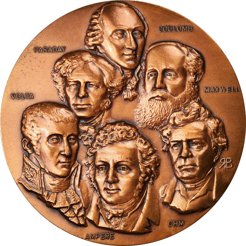 France, Medal, Les Grands Scientifiques, Laboratoires des Industries
