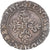 Moeda, França, Henri III, 1/4 franc au col gaufré, 1580, Poitiers, AU(50-53)