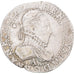 Moneta, Francia, Henri III, 1/2 franc au col gaufré, 1587, Paris, MB+, Argento