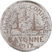 Coin, France, 5 Centimes, 1917, Bayonne, Chambre de Commerce, VF(20-25), Steel