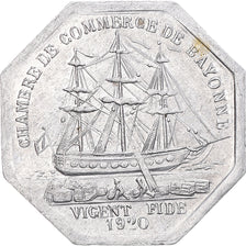 Coin, France, 50 Centimes, 1920, Bayonne, Chambre de Commerce, AU(55-58)