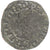 Moneda, Francia, Henri III, Double Tournois, 1589, BC+, Cobre, Gadoury:455
