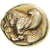 Moneta, Lesbos, Hekte, ca. 521-478 BC, Mytilene, AU(50-53), Elektrum, HGC:6-933