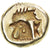 Moneda, Lesbos, Hekte, ca. 521-478 BC, Mytilene, MBC+, Electro, HGC:6-933