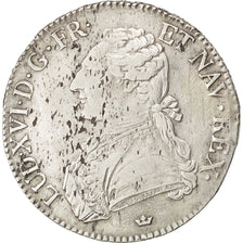 FRANCE, Écu aux branches d'olivier, ECU, 1775, Montpellier, KM #564.12, ...