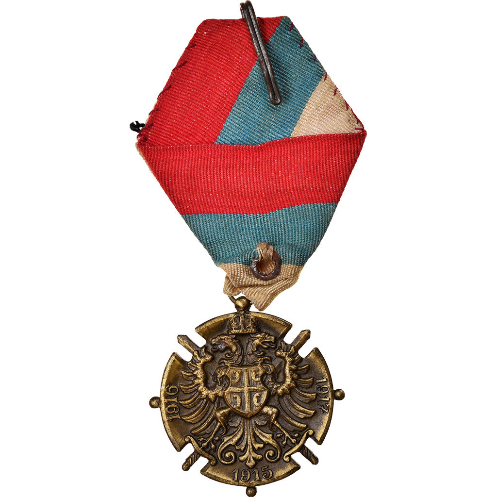 Serbia, Médaille commémorative de Serbie, Medal, 1914-1918, Excellent Quality