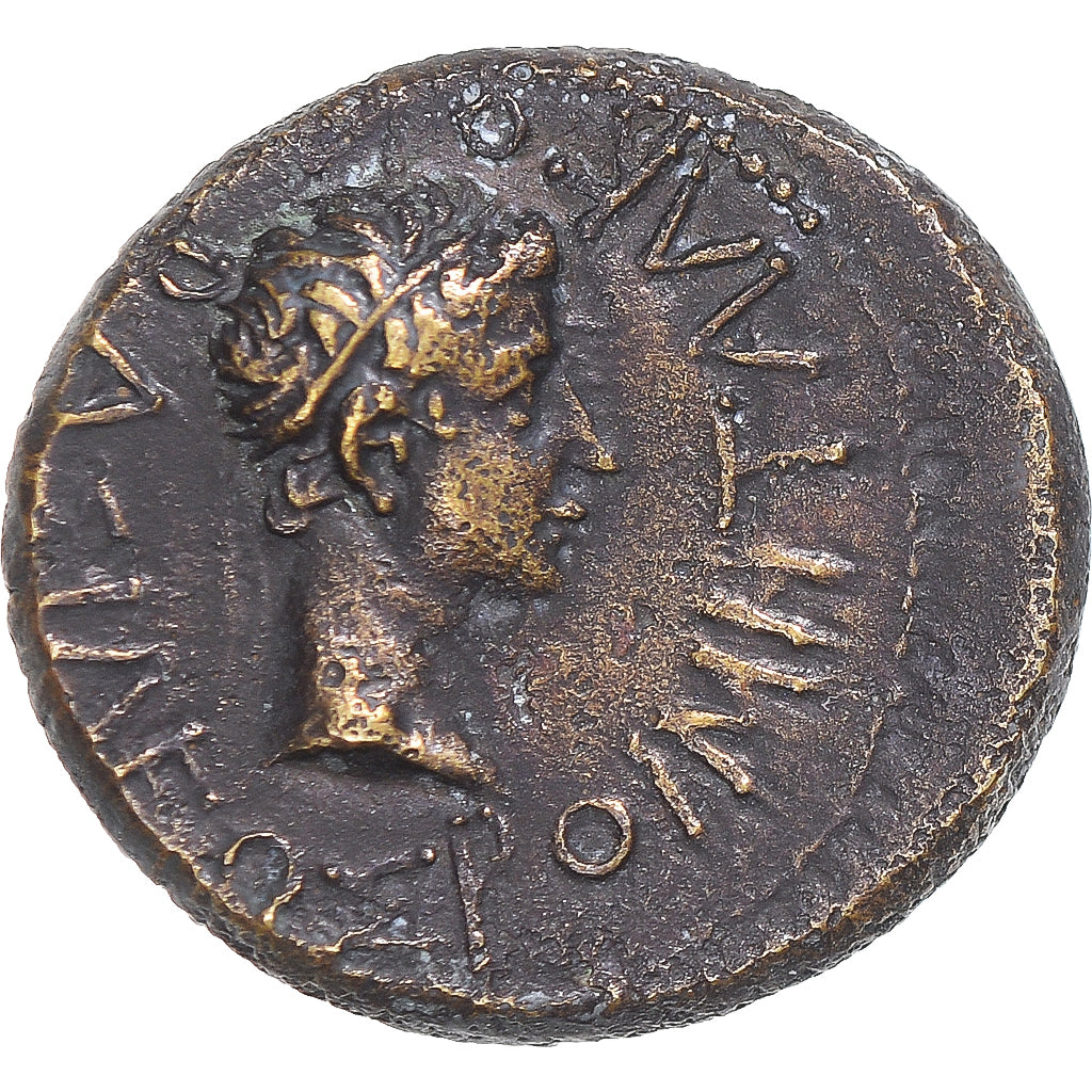 Coin, Thrace, Rhoemetalkes I & Augustus, Æ, ca. 11 BC-AD 12, AU(50-53), Bronze