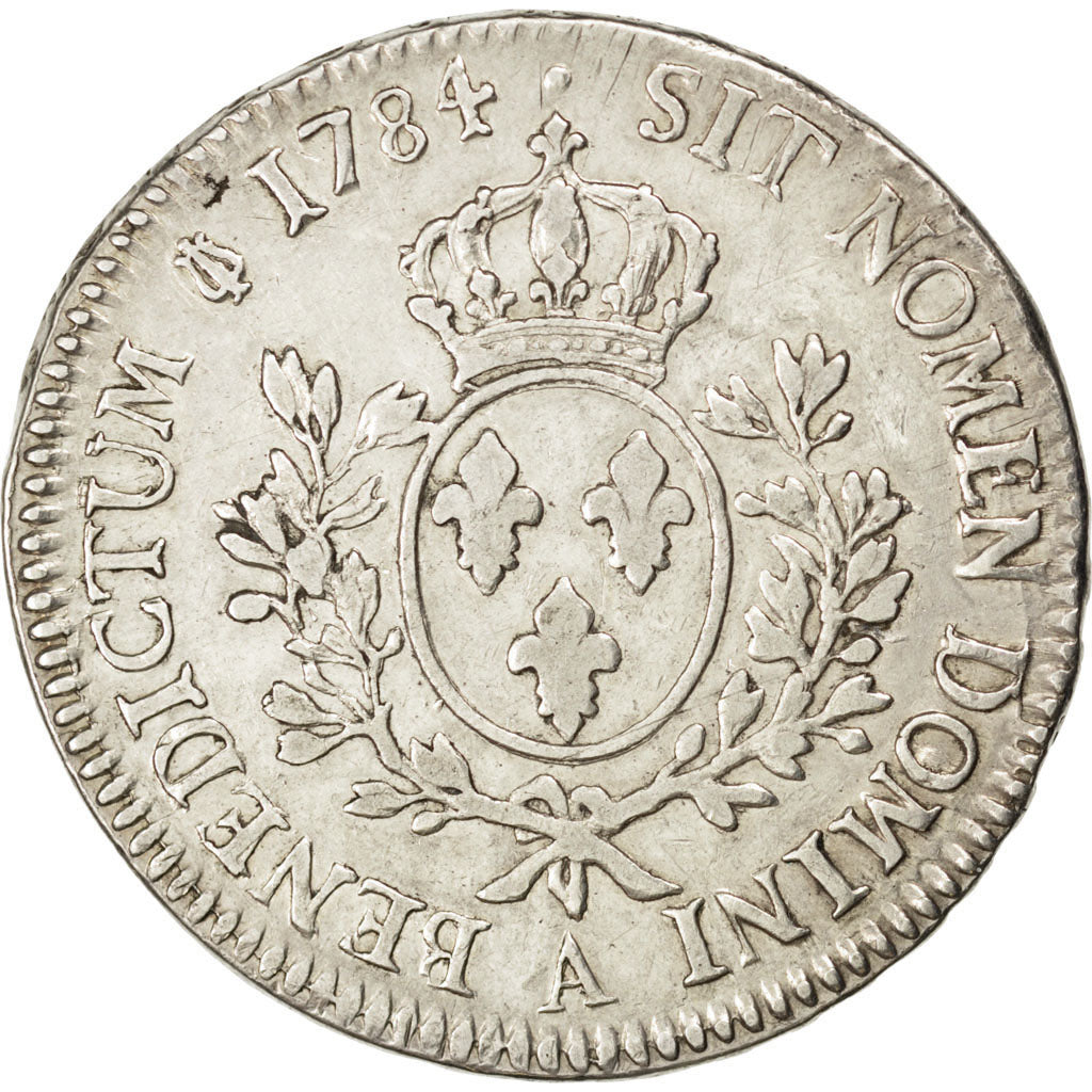 Francia, Louis XVI, Écu aux branches d'olivier, Ecu, 1784, Paris, BB, Argent...