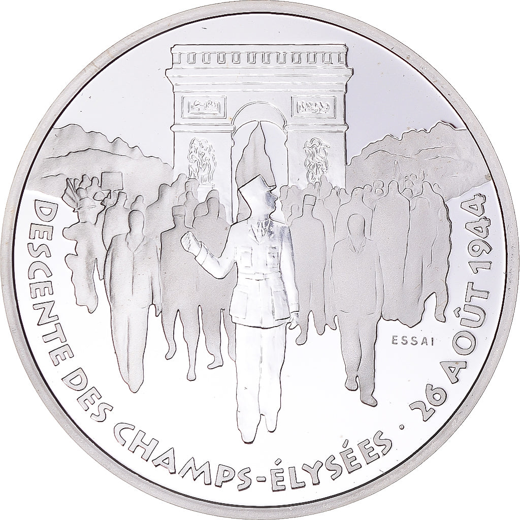 Coin, France, Libération de Paris, 100 Francs, 1994, Monnaie de Paris, ESSAI