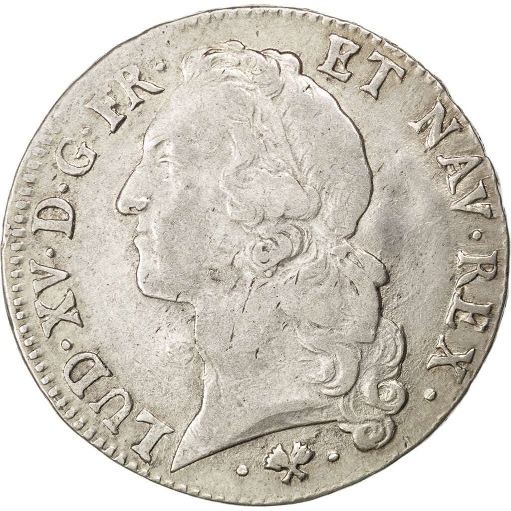 FRANCE, Écu au bandeau, ECU, 1764, Bayonne, KM #512.12, VF(30-35), Silver, ...