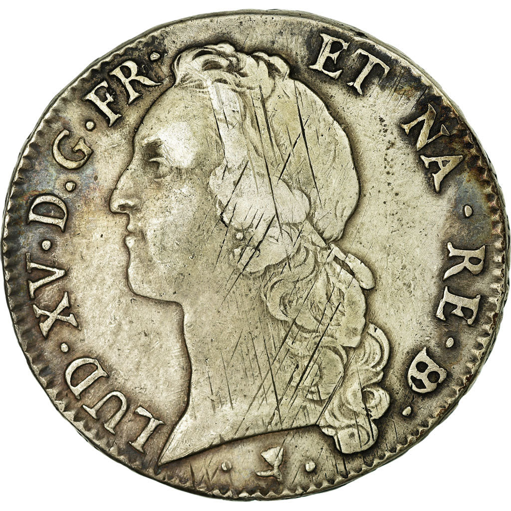 Coin, France, Louis XV, Écu de Béarn au bandeau, Ecu, 1770, Pau, VF(30-35)