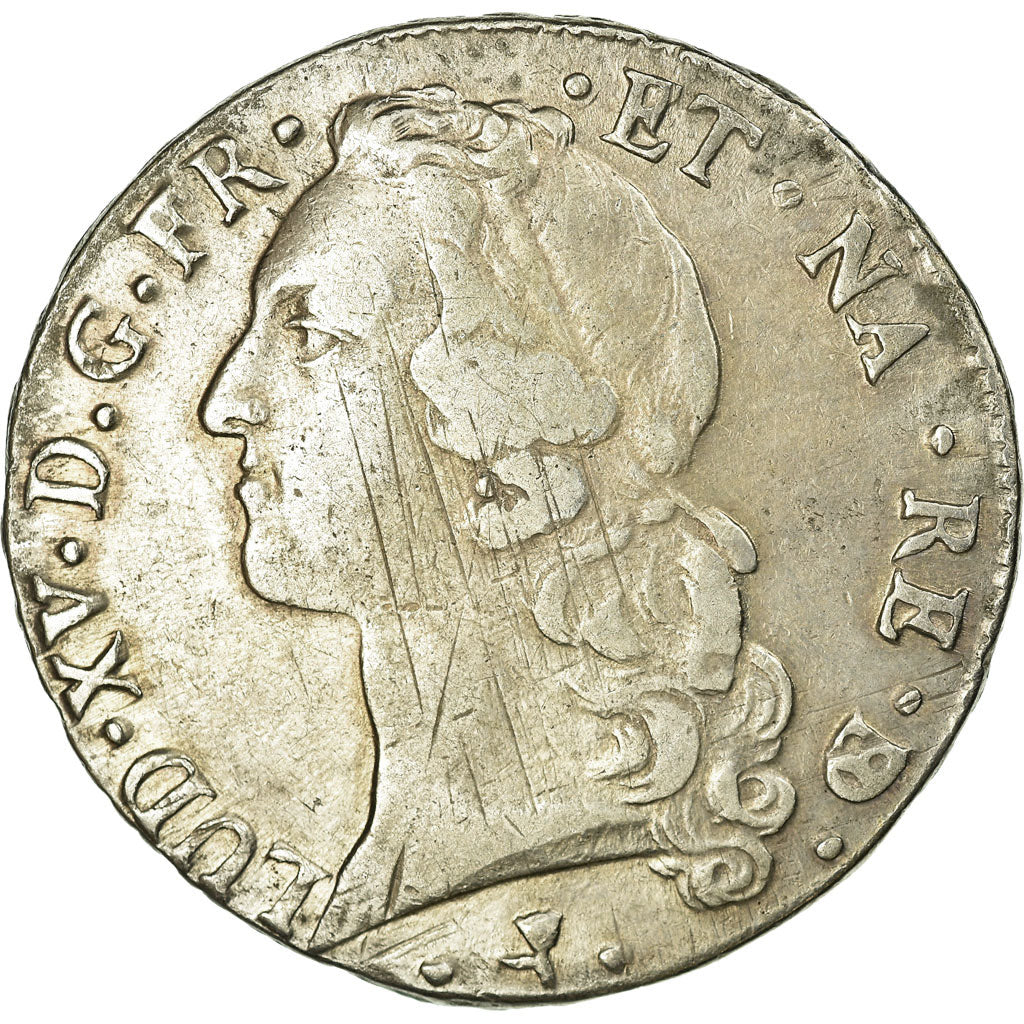 Moneta, Francia, Louis XV, Écu de Béarn au bandeau, Ecu, 1764, Pau, MB+