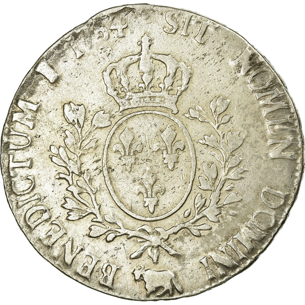 Moneta, Francia, Louis XV, Écu de Béarn au bandeau, Ecu, 1764, Pau, MB+
