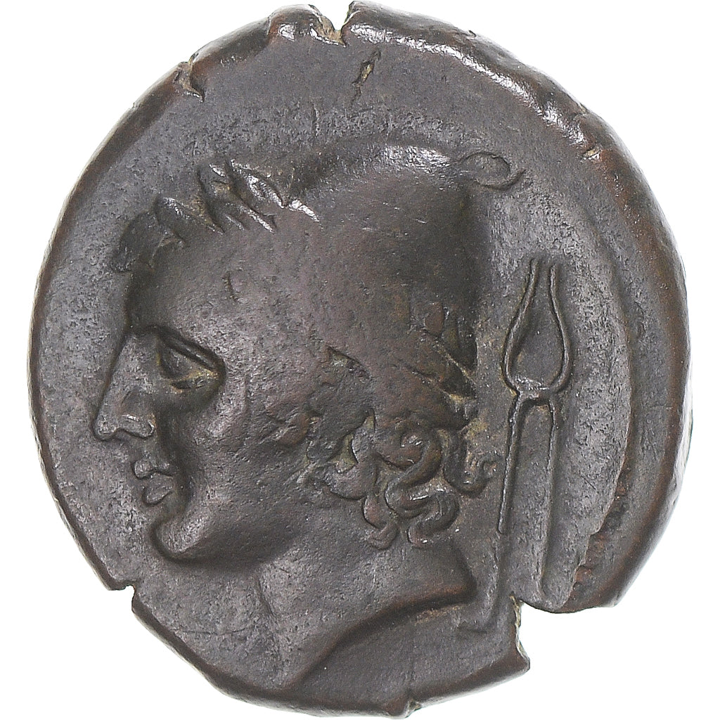 Moeda, Samnium, Æ, ca. 263-240 BC, Aesernia, EF(40-45), Bronze, HN Italy:430