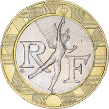 Coin, France, 10 Francs, 1995, MS(60-62), Bi-Metallic, Gadoury:827