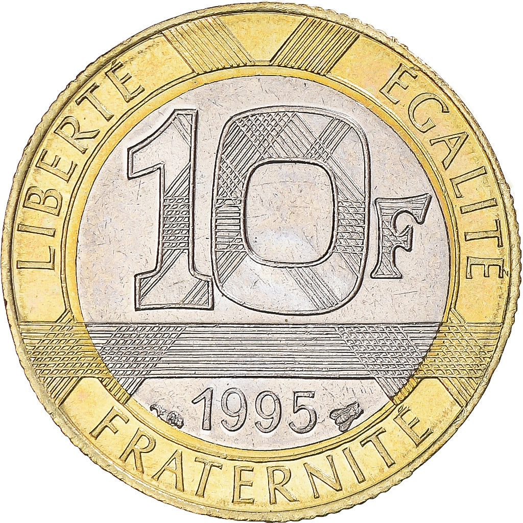 Monnaie, France, 10 Francs, 1995, SUP+, Bimétallique, Gadoury:827