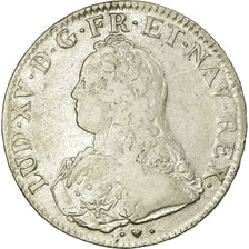 Coin, France, Louis XV, Écu aux branches d'olivier, Ecu, 1739, Strasbourg