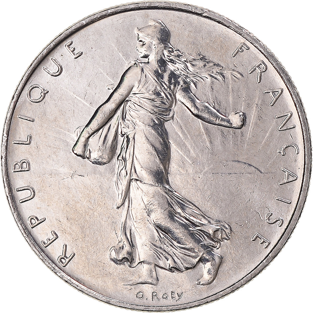 Moneta, Francia, Semeuse, Franc, 1993, SPL+, Nichel, Gadoury:474