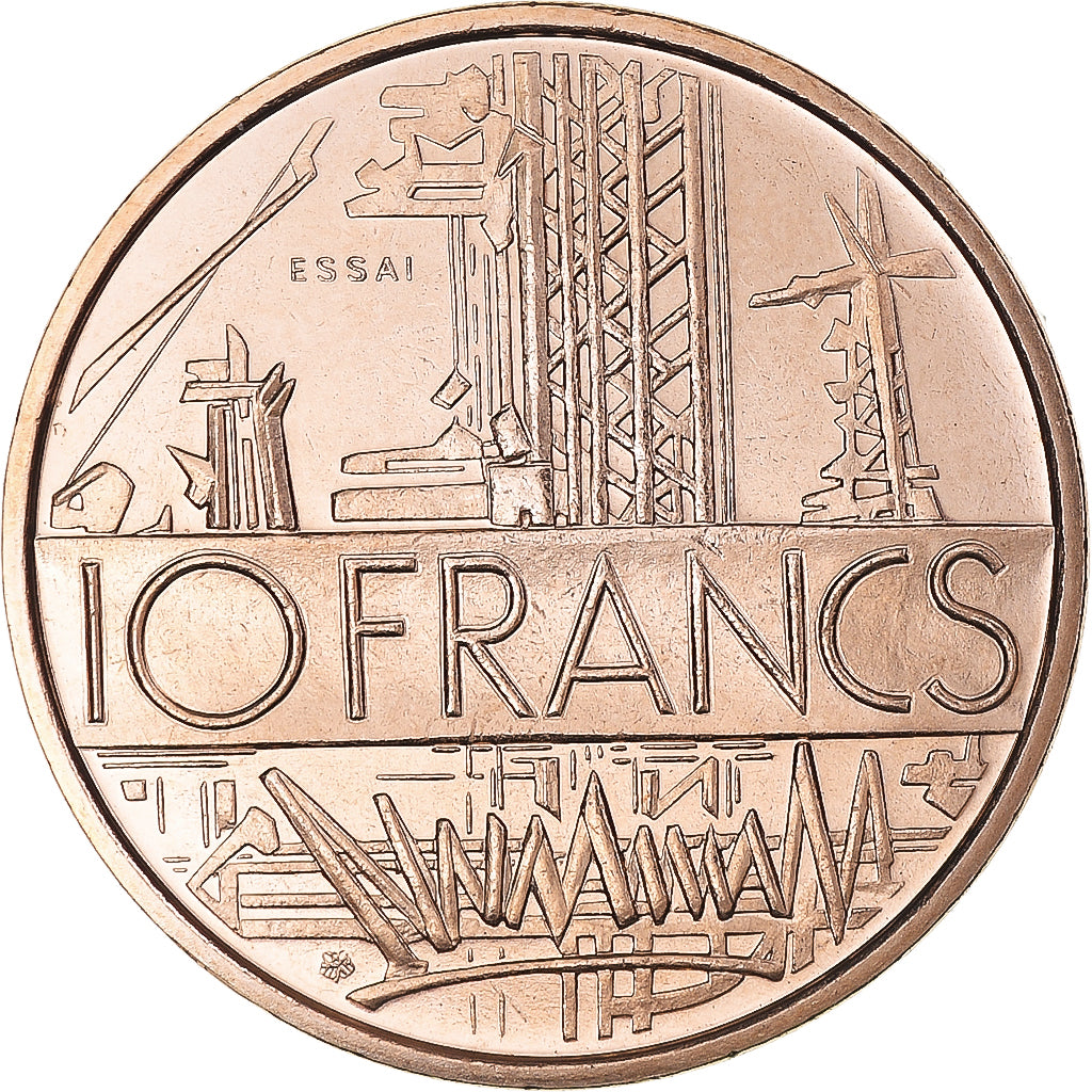 Monnaie, France, Mathieu, 10 Francs, 1974, Monnaie de Paris, ESSAI, FDC