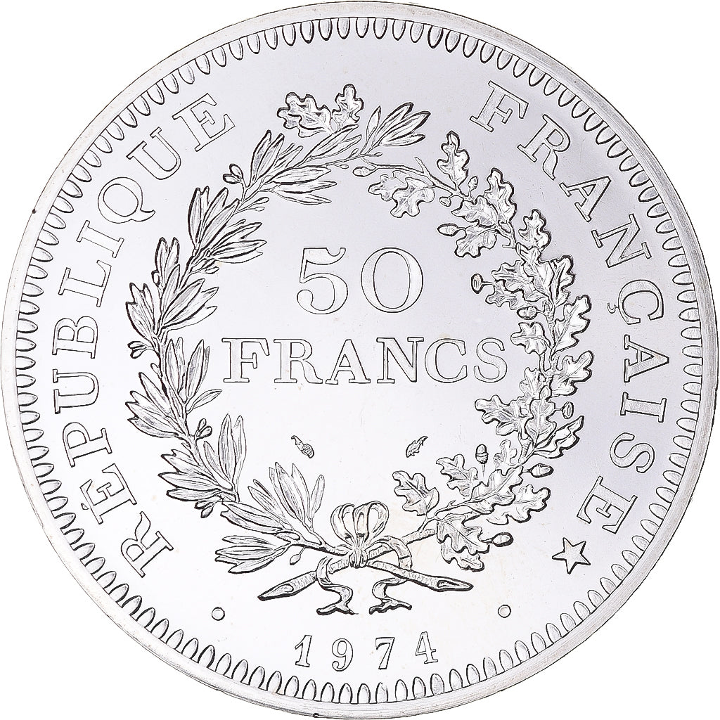 Monnaie, France, Hercule, 50 Francs, 1974, Monnaie de Paris, ESSAI, FDC, Argent