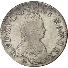 FRANCE, Écu Vertugadin, ECU, 1716, Rennes, KM #414.25, VF(30-35), Silver, ...
