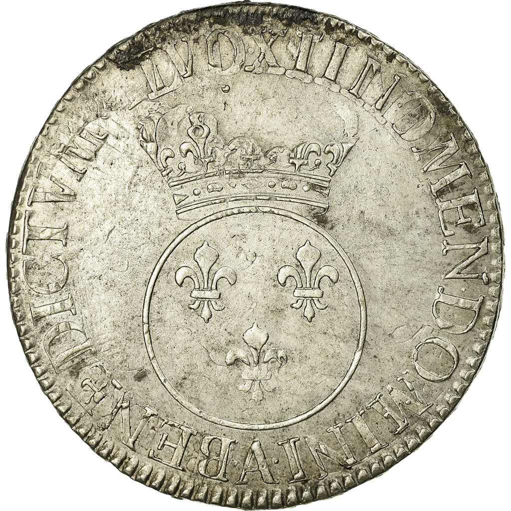 Coin, France, Louis XV, Écu Vertugadin, Ecu, 1716, Paris, EF(40-45), Silver