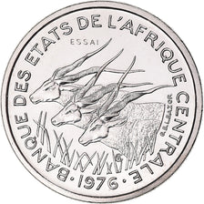 Coin, Cameroon, 50 Francs, 1976, Monnaie de Paris, ESSAI, MS(65-70), Nickel