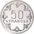 Moneta, Kamerun, 50 Francs, 1976, Monnaie de Paris, PRÓBA, MS(65-70), Nikiel