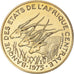 Moneta, Państwa Afryki Środkowej, 25 Francs, 1975, Monnaie de Paris, PRÓBA