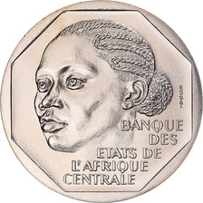 Coin, Chad, 500 Francs, 1985, Monnaie de Paris, ESSAI, MS(65-70), Copper-nickel