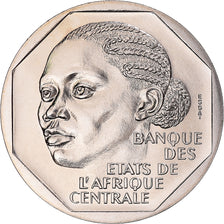 Moneta, Czad, 500 Francs, 1985, Monnaie de Paris, PRÓBA, MS(65-70)