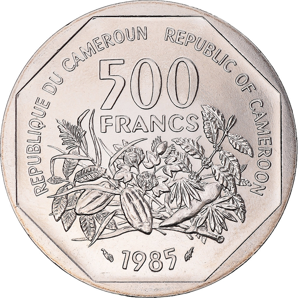 Coin, Cameroon, 500 Francs, 1985, Monnaie de Paris, ESSAI, MS(65-70)