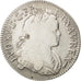 FRANCE, Écu de France-Navarre, ECU, 1718, Amiens, KM #435.23, VF(20-25), Silver,