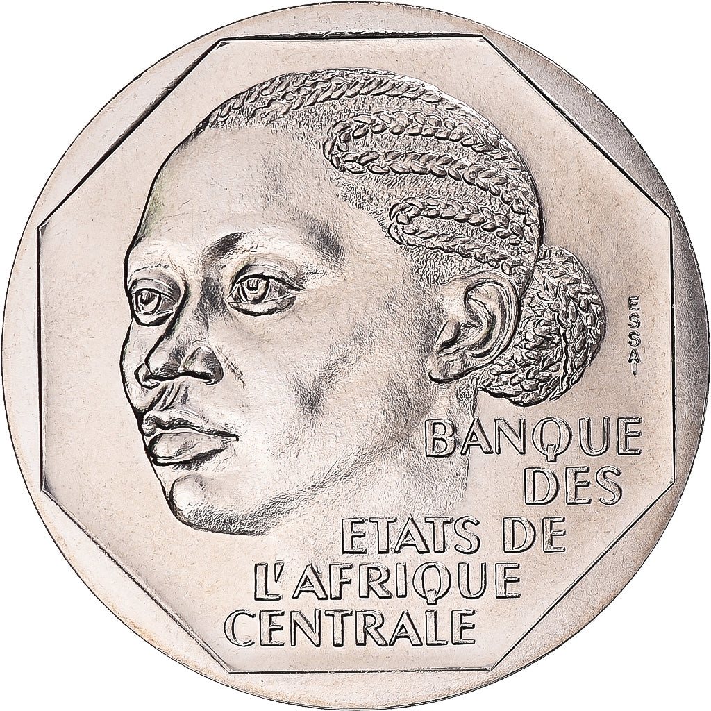 Coin, Gabon, 500 Francs, 1985, Monnaie de Paris, ESSAI, MS(65-70)
