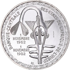 Coin, West African States, 5000 Francs, 1982, Monnaie de Paris, ESSAI