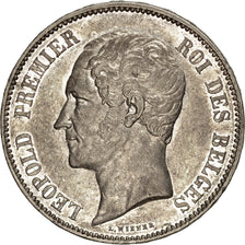 Belgio, Leopold I, 5 Francs, 5 Frank, 1850, SPL-, Argento, KM:17