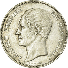 Monnaie, Belgique, Leopold I, 5 Francs, 5 Frank, 1858, TTB+, Argent, KM:17