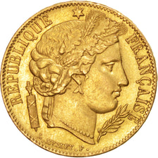 IIème République, 20 Francs or Cérès, 1850 A, Paris, Gadoury 1059