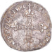 Moeda, França, Henri III, La Ligue, 1/4 Ecu, 1590, Bayonne, EF(40-45), Prata