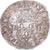 Moneda, Francia, Henri III, La Ligue, 1/4 Ecu, 1590, Bayonne, MBC, Plata