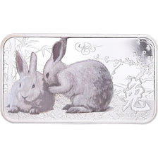 Moneta, Wyspy Cooka, Elizabeth II, Year of the Rabbit, Dollar, 2011, Perth, 1