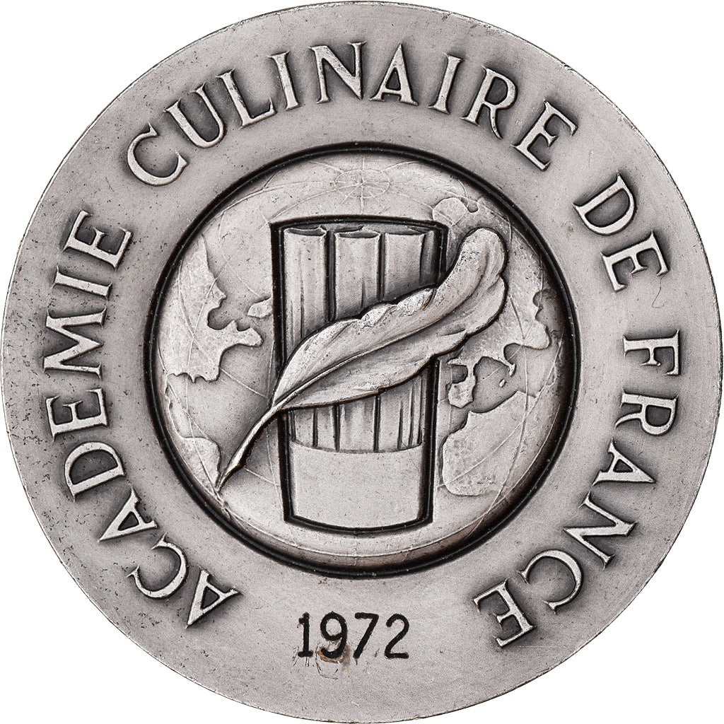 Francja, Medal, Cuisine, Académie Culinaire de France, 1972, AU(55-58), Brąz
